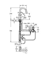 MONOMANDO COCINA ZEDRA TOUCH GROHE